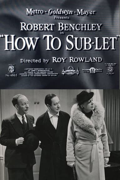 How to Sub-Let poster