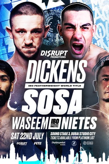 Jazza Dickens vs. Hector Andres Sosa poster