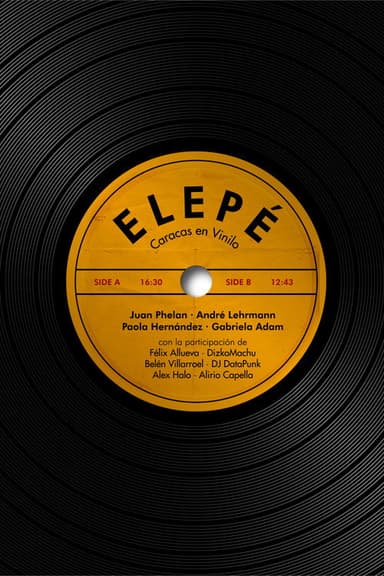 Elepé: Caracas en Vinilo poster