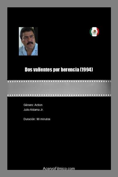 Dos valientes por herencia poster