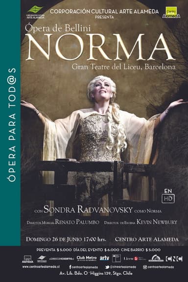Bellini: Norma poster