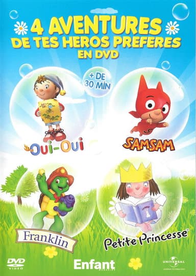 4 AVENTURES DE TES HEROS PREFERES EN DVD poster
