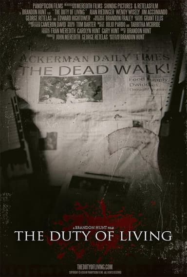 The Duty Of Living poster