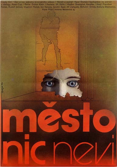 Město nic neví poster