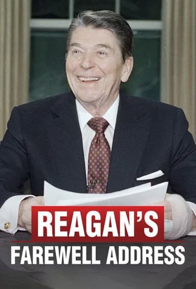 Reagan's Farewell Address poster
