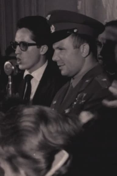 Visita de Yuri Gagarin à UNE, em 1961 poster
