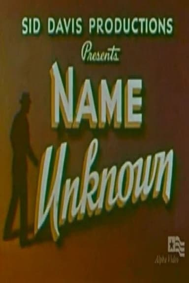 Name Unknown poster