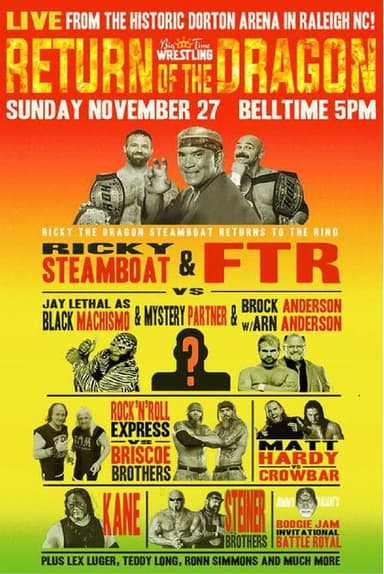 Big Time Wrestling - Return of The Dragon poster