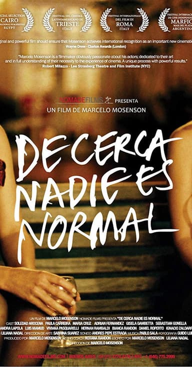 De cerca nadie es normal poster