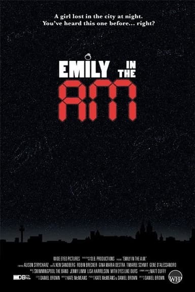 Emily in the A.M. poster