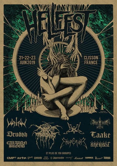 Böhse Onkelz - Hellfest poster
