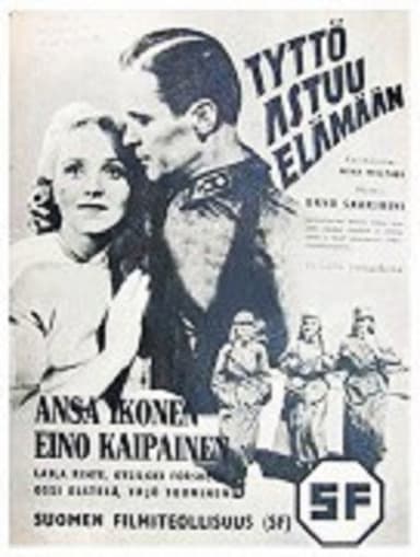 Tyttö astuu elämään poster