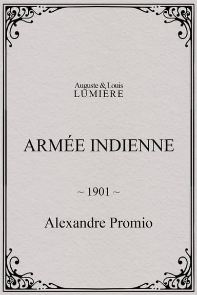 Armée indienne poster
