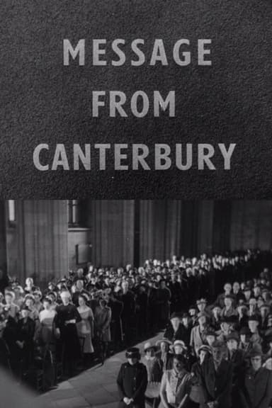 Message from Canterbury poster