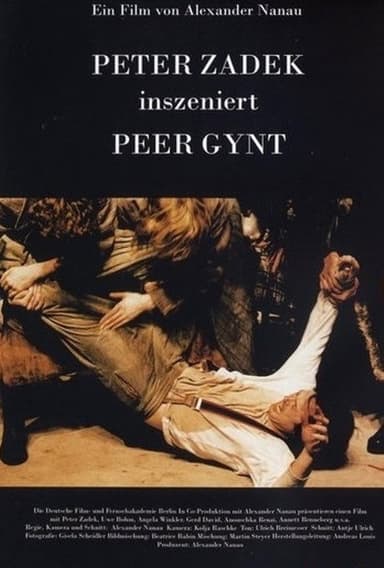 Peter Zadek inszeniert Peer Gynt poster