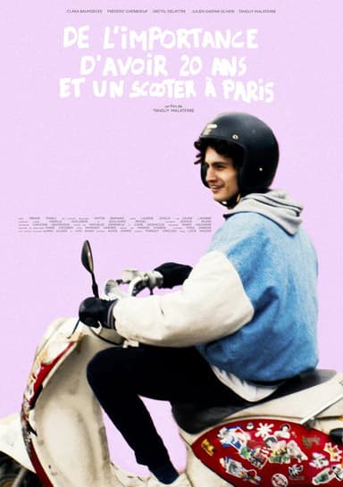 De l’importance d’avoir 20 ans et un scooter à Paris poster