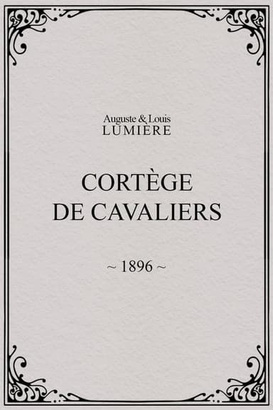 Cortège de cavaliers poster