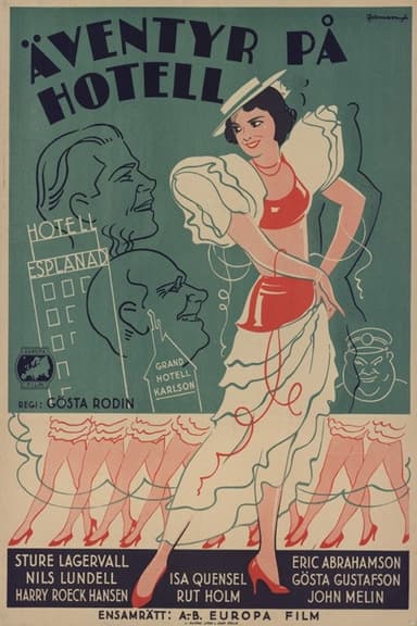 Äventyr på hotell poster