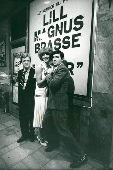 Lill, Brasse och Magnus på Berns poster