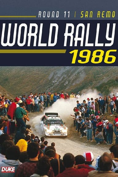 Rallye Sanremo 1986 poster