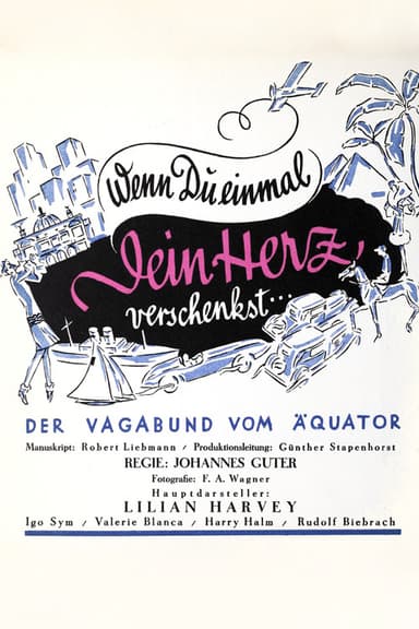 Wenn du einmal dein Herz verschenkst poster