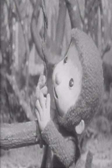 Little Monkey on a Swing poster