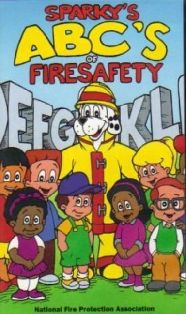 Sparky's ABC's of Fire Safety poster