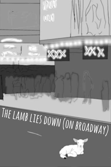 The Lamb Lies Down on Broadway: Illustrated poster