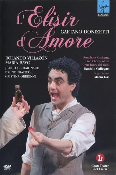 L'Elisir D'Amore - Barcelona poster
