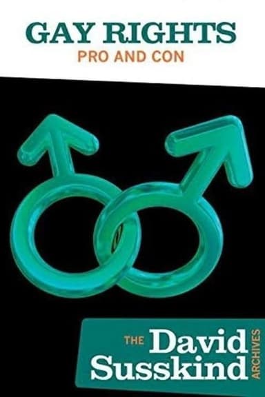 David Susskind Archive: Gay Rights Pro and Con poster