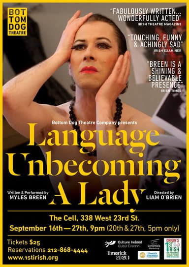 Myles Breen: Unbecoming a Lady poster