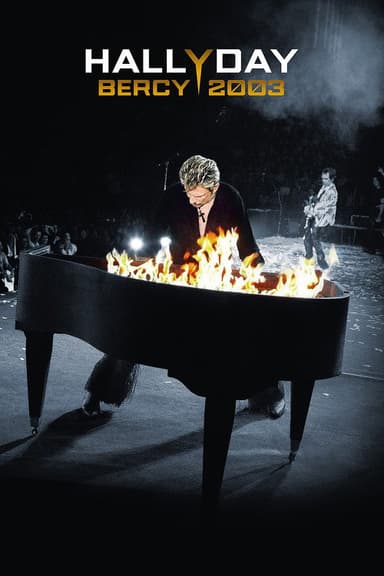 Hallyday Bercy 2003 poster