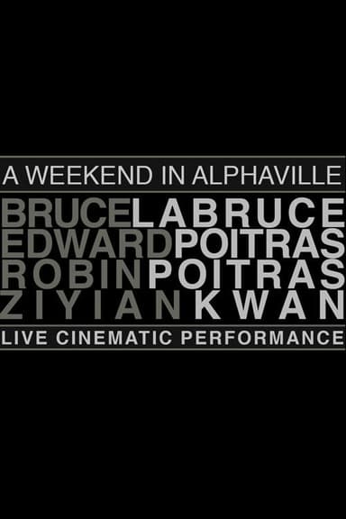 Weekend in Alphaville poster