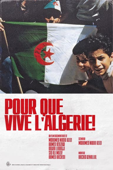 So that Algeria May Live poster