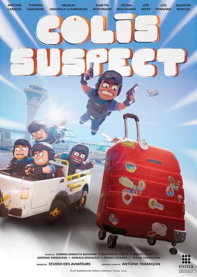 Suspect luggage poster