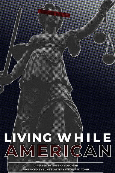 Living While American poster