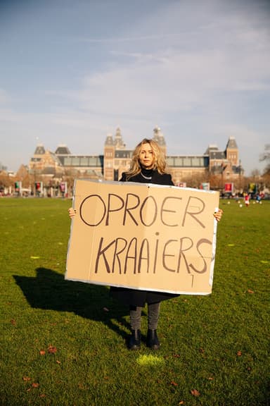 Oproerkraaiers poster