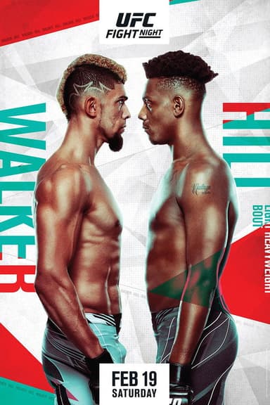 UFC Fight Night 201: Walker vs. Hill poster