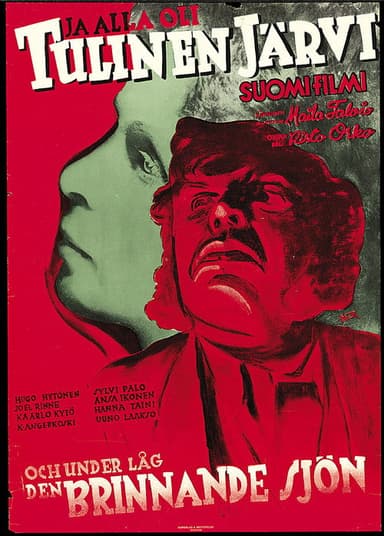 Ja alla oli tulinen järvi poster