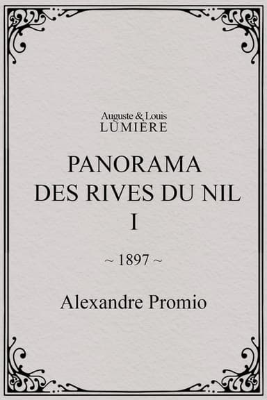 Panorama des rives du Nil, [I] poster