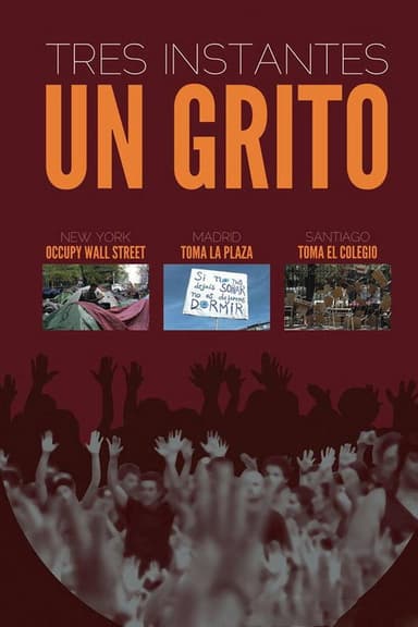 Tres instantes, un grito poster
