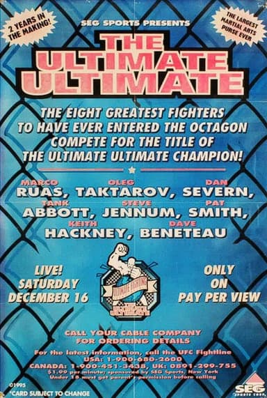 UFC 7.5: The Ultimate Ultimate poster
