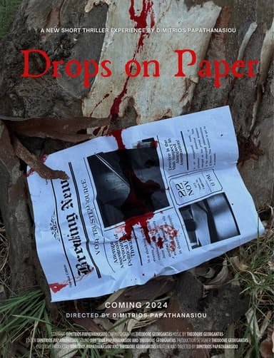 Drops on Paper poster