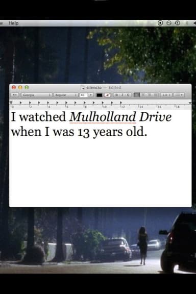 My Mulholland poster