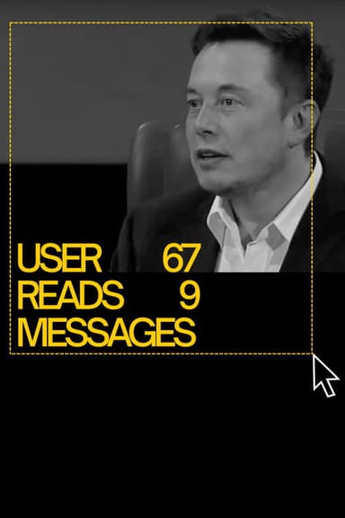 USER 67 READS 9 MESSAGES poster