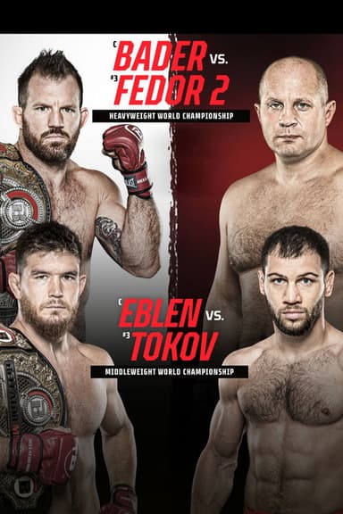 Bellator 290: Bader vs. Fedor 2 poster