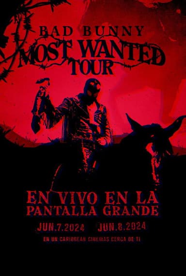 Bad Bunny: Most Wanted Tour poster