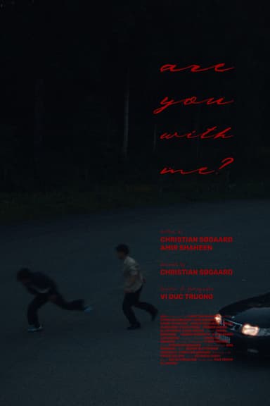 are you with me? poster