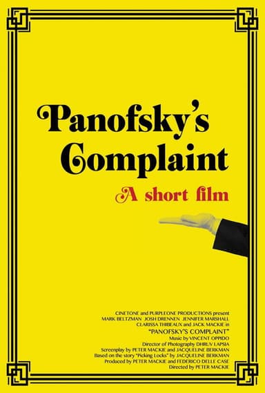 Panofsky's Complaint poster