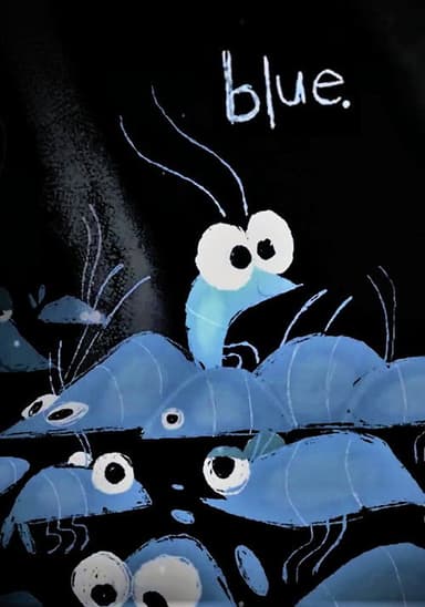 Blue. poster